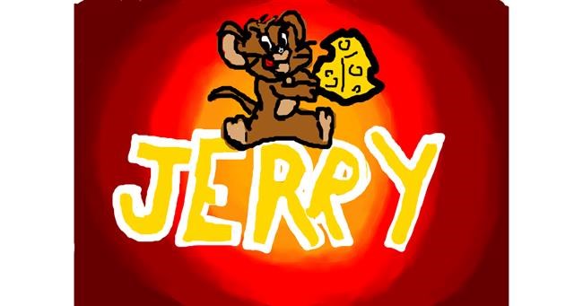 Drawing of Jerry (Tom & Jerry) by Maigirl