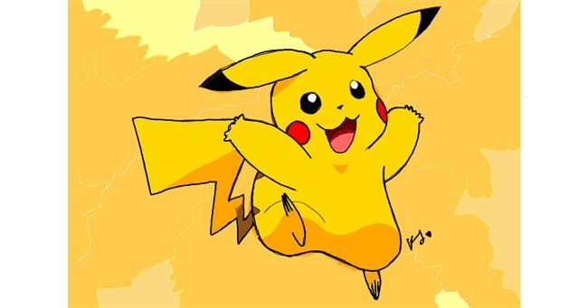 Drawing of Pikachu by Notbob27 
