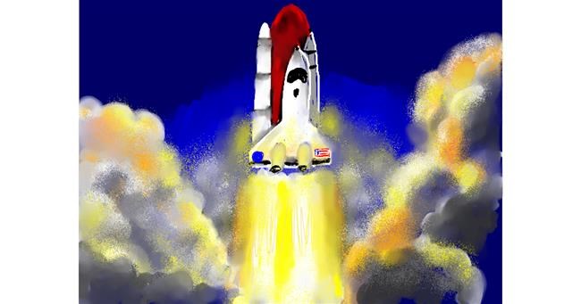 Drawing of Rocket by SAM AKA MARGARET 🙄