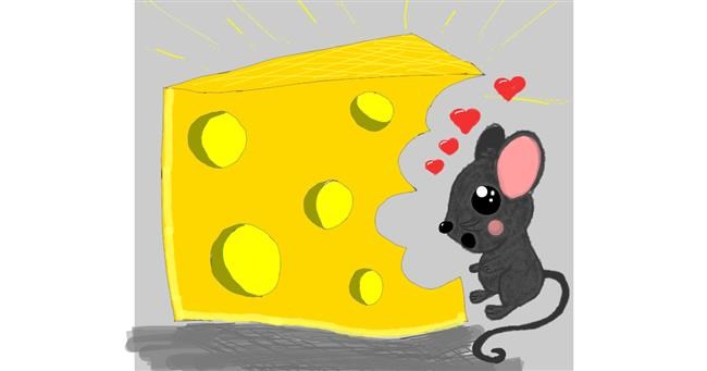 Drawing of Cheese by Zerous 👩‍🎤