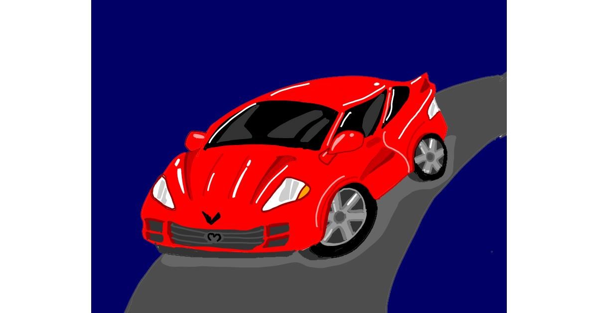Drawing of Car by The Joker