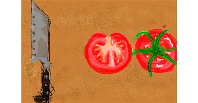 Tomate-Zeichnung von Nof9