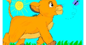 Drawing of Simba (Lion King) by ☞ 𝓒𝓵𝓪𝓼𝓼𝔂 ✎