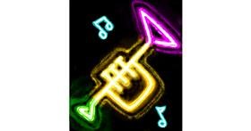 Drawing of Trumpet by 🌌Mom💕E🌌