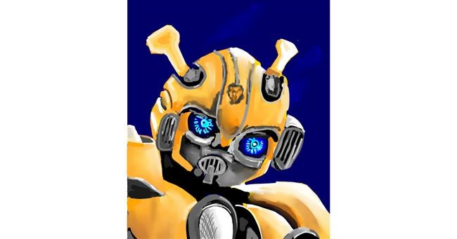 Drawing of Bumblebee by Rose rocket