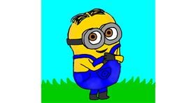 Drawing of Minion by Masterpiece