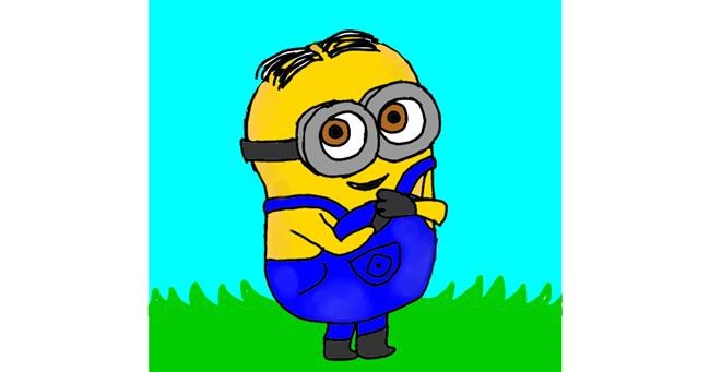 Drawing of Minion by Masterpiece