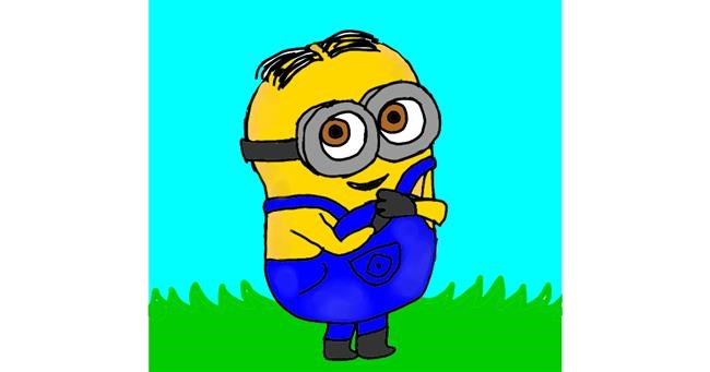 Drawing of Minion by Masterpiece