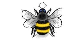 Drawing of Bumblebee by Bri