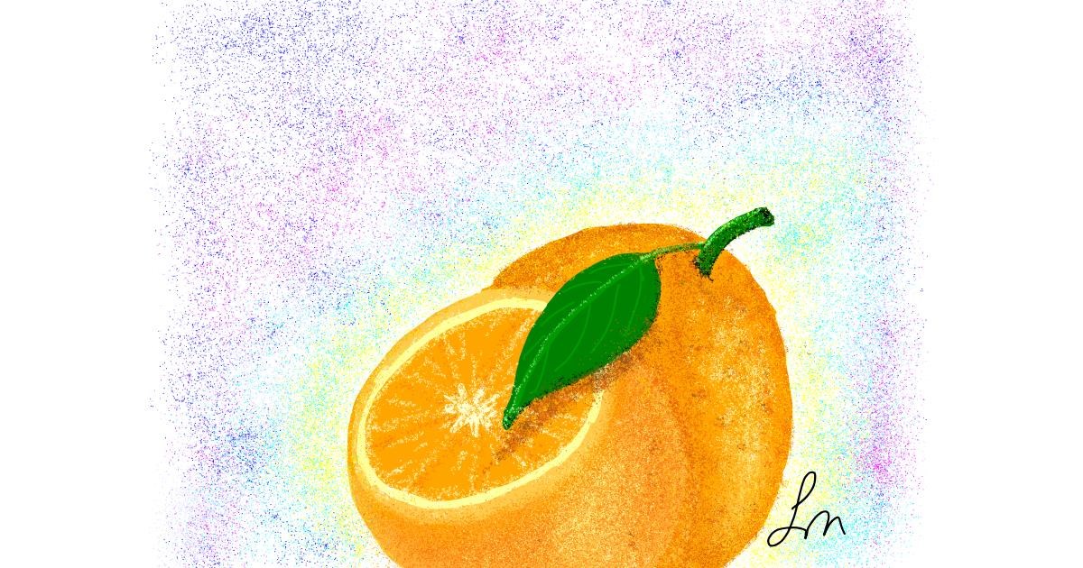 Drawing of Orange by Nonuvyrbiznis 