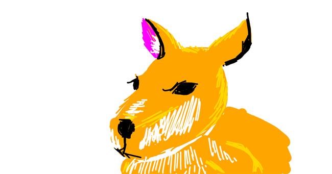 Drawing of Kangaroo by SFB