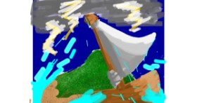 Drawing of Boat by Data