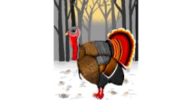 Drawing of Turkey by GreyhoundMama
