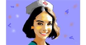 Krankenschwester-Zeichnung von Herbert