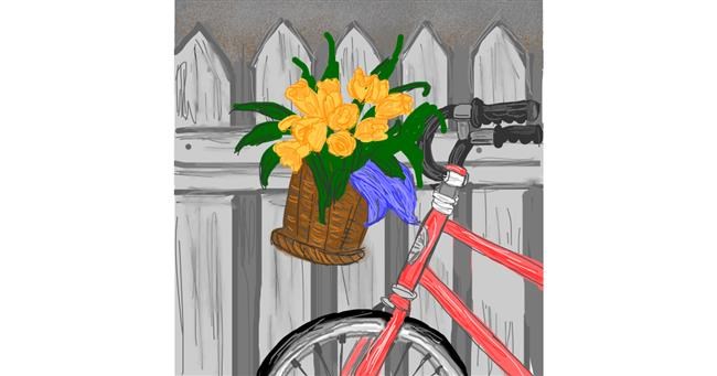 Drawing of Bicycle by KayXXXlee