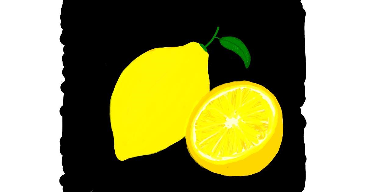 Drawing of Lemon by Ashley