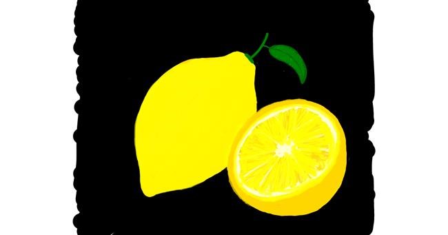 Drawing of Lemon by Ashley