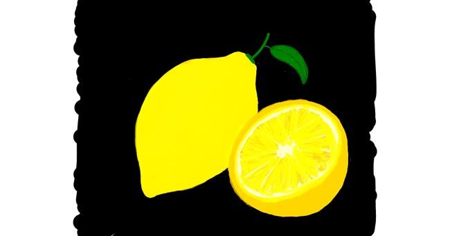 Drawing of Lemon by Ashley