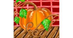 Drawing of Pumpkin by Nuz ha