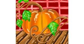 Drawing of Pumpkin by Nuzha