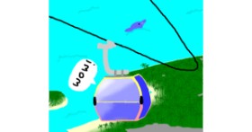 Drawing of Cable car by 🥒kUrRi🥒