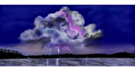 Drawing of Cloud by Çhåching