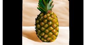 Drawing of Pineapple by Fernando
