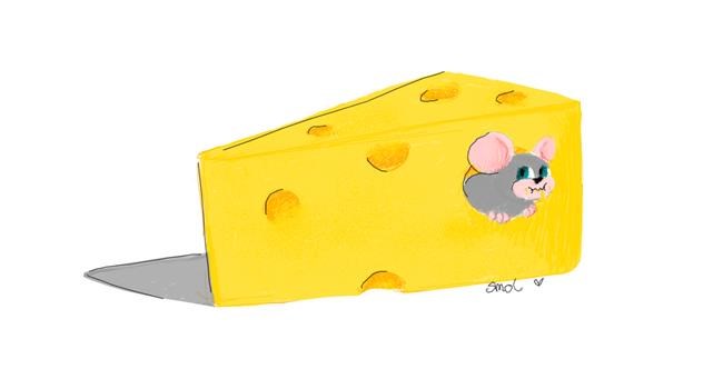 Drawing of Cheese by smol