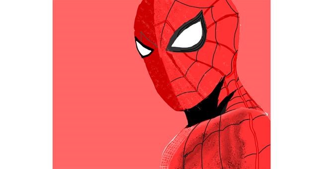 Drawing of Spiderman by Yashi 🐢
