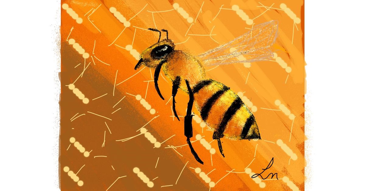 Drawing of Bee by Nonuvyrbiznis 