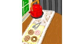 Drawing of Table by GreyhoundMama