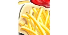 Drawing of French fries by 🌌Mom💕E🌌