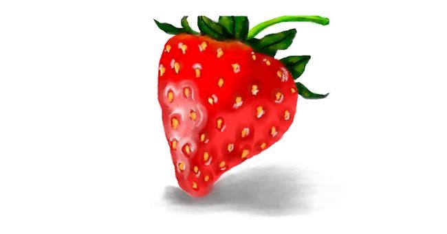 Drawing of Strawberry by DebbyLee