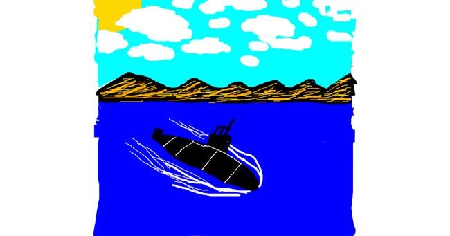 U-Boot-Zeichnung von Powersave Airlines