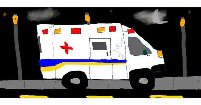 Drawing of Ambulance by PSOCNess