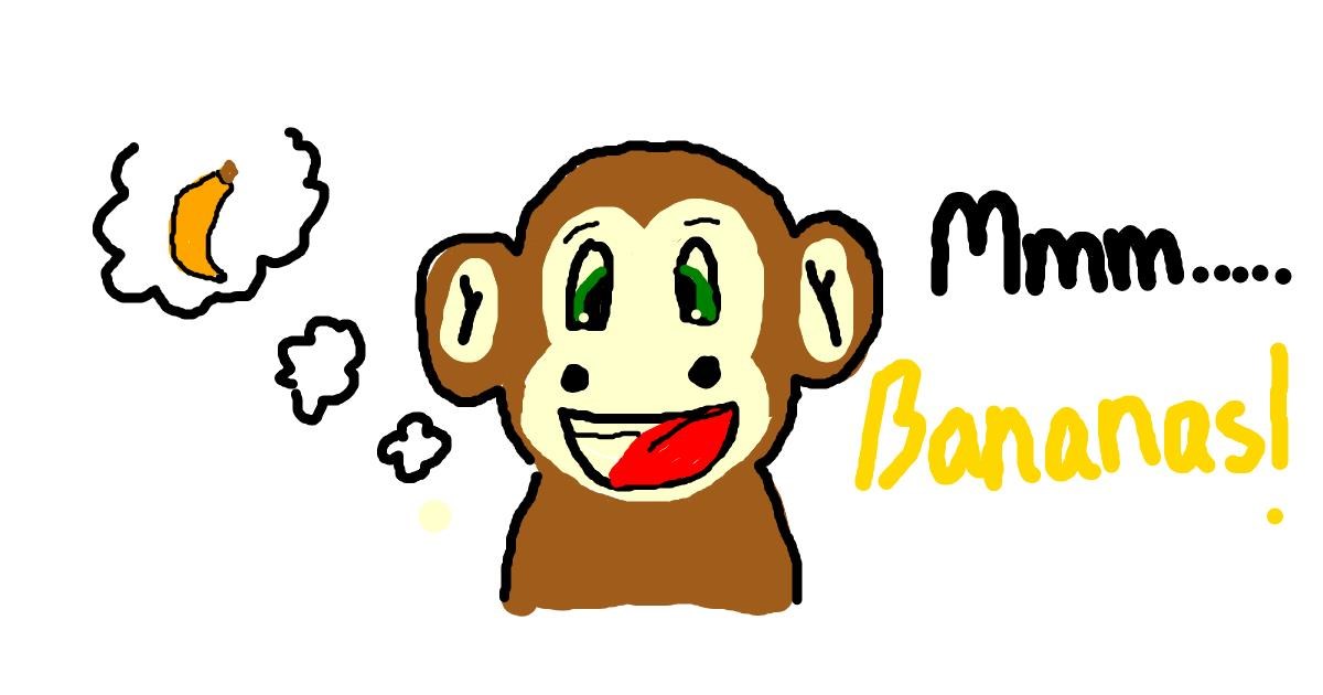 Drawing of Monkey by bob