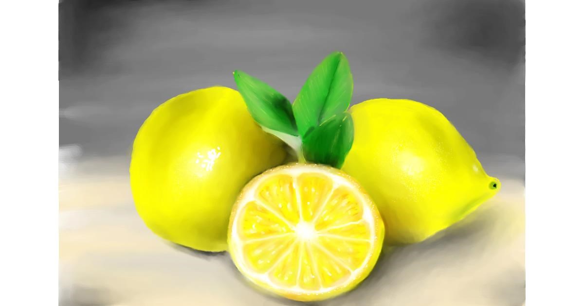 Drawing of Lemon by Wizard
