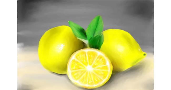 Drawing of Lemon by Wizard