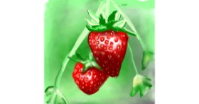 Drawing of Strawberry by Яandi