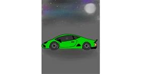 Drawing of Car by Kiara