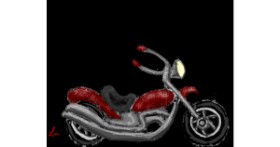 Drawing of Motorbike by Nonuvyrbiznis 