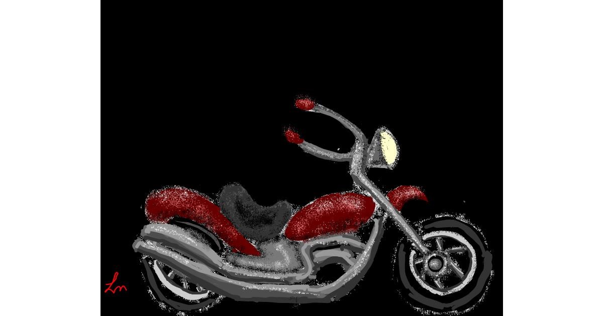 Drawing of Motorbike by Nonuvyrbiznis 