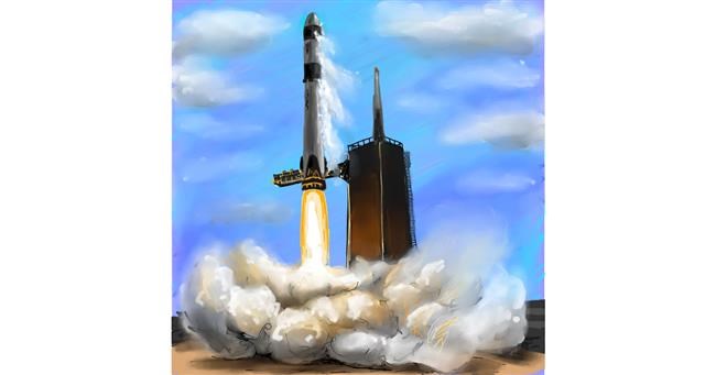 Drawing of Rocket by Andromeda