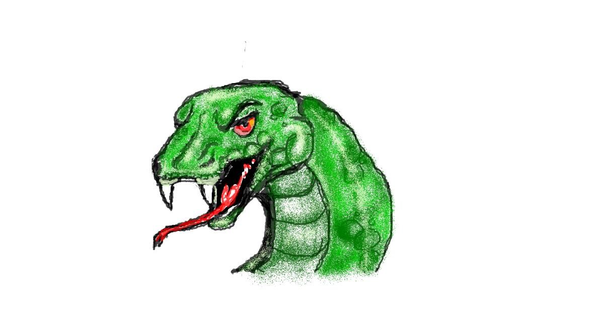 Drawing of Snake by hahah