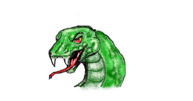 Drawing of Snake by hahah