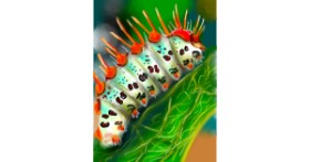 Drawing of Caterpillar by ⋆su⋆vinci彡