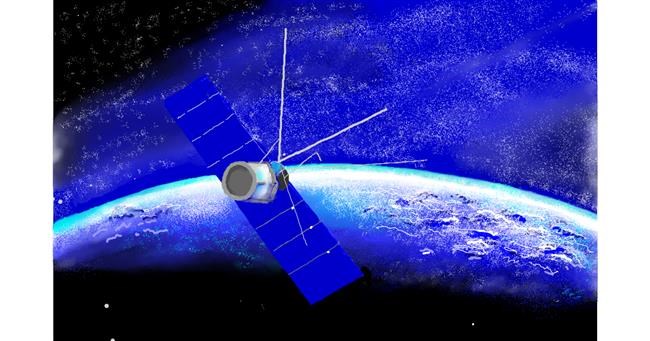 Drawing of Satellite by GJP