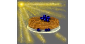 Drawing of Pancakes by Dexl
