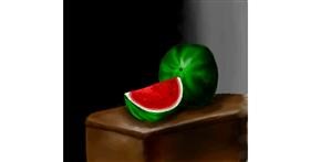 Drawing of Watermelon by JSim