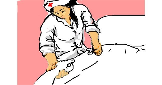 Drawing of Nurse by sinimaginacion
